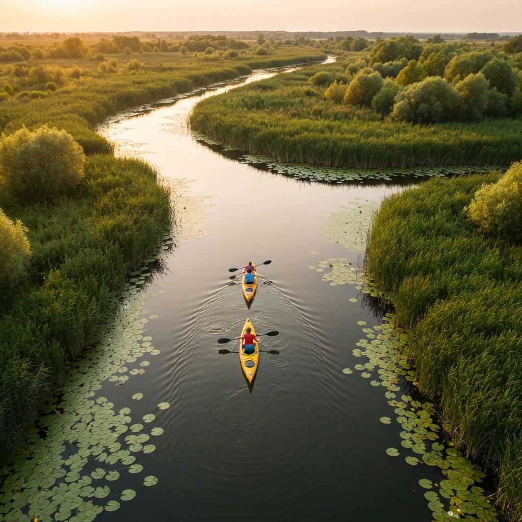 Kajak tura kroz netaknutu prirodu Vojvodine
